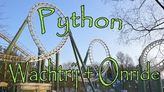 Python Queue linewachtrij  Onride Efteling NL 1080p FHD [upl. by Buseck464]