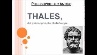 Thales die philosophische Hintertreppe [upl. by Trixy]