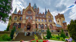 Schloss Drachenburg KönigswinterDrachenfels Kopter in Bonn Germany 4K [upl. by Ernaline423]