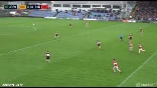 DYLAN GEANEY KICKS A CORKER  DINGLE V DR CROKES  2024 KERRY SENIOR FOOTBALL CHAMPIONSHIP FINAL [upl. by Onabru]