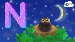 Letter N  Learn the Alphabet  Kids Academy [upl. by Mansfield]