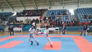 Karate grup maçları Edirne şampiyon Emir Ali yürür [upl. by Shanda739]