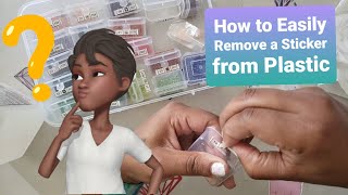 How to remove sticker residue from clothing  Easy amp Most effective method [upl. by Doran]