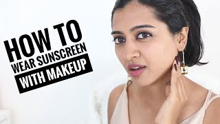 How to Wear Sunscreen with Makeup [upl. by Hnacogn]