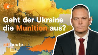 Knappe Reserven der Ukraine Vorteil für Putins Männer Militärexperte Gressel bei ZDFheute live [upl. by Edward]