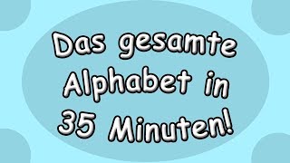 Deutsche Buchtaben von AZ zum Mitsingen  ABC Lieder für Kinder Das gesamte Alphabet [upl. by Osric]