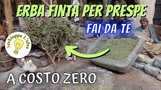 Erba finta per presepe 🌱 fai da te e a costo zero [upl. by Alleon]