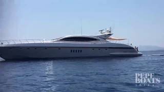 Pepe Boats Ibiza  Mangusta 108 Luxury [upl. by Cirderf751]