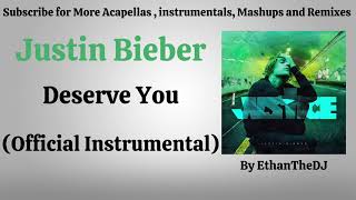 Justin Bieber  Deserve You Official Instrumental [upl. by Lulu]