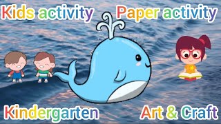 Origami Paper craft for kindergarten activity kindergarten trending viralvideo [upl. by Aihsiym]