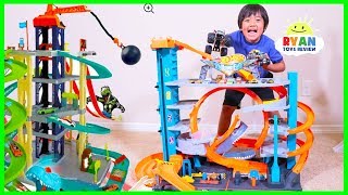 NEW Hot Wheels Ultimate Garage Playset with Shark  Ryans Toy Cars Collections [upl. by Eednar]