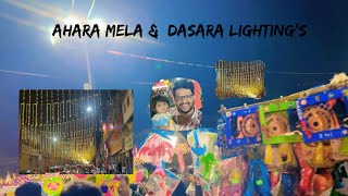 Ahara Mela amp Mysore Dasara Lightings❤️nammamysore viralvideo dasaracelebration aharamela [upl. by Esac598]