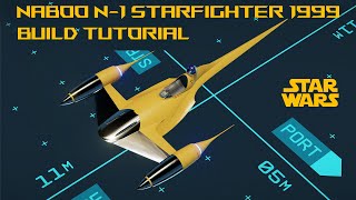 Naboo N1 Starfighter 1999 Build Manual  Starfield mod [upl. by Zehe881]