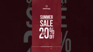 Summer Weekend Sale  Uniworth Shop sale [upl. by Arelc949]