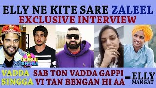 Fer bhadkea Elly Mangat  Exclusive Interview Part 2  Singga  Rami Randhawa  Gabruu Da Dhaba [upl. by Rosemary925]