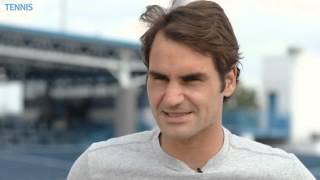 Cincinnati 2014 Preview Interview Federer [upl. by Cooperman]