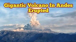 Nevado del Ruiz Volcano Erupted In Columbia Andes Mountain Range  IndoPacific Ring Of Fire [upl. by Basile]