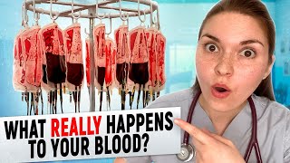 Doctor Explains What REALLY Happens To Your Blood After Donating [upl. by Ocsinarf]