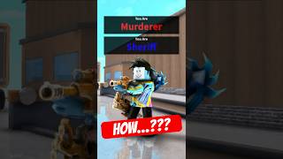 SHERIFF and MURDERER in MM2 Roblox roblox mm2 murdermystery2 [upl. by Seuqram658]