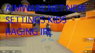 CSGO HVH NO SPREAD  UPDATED SETTINGS AIMWARENET KIDS RAGE IRL [upl. by Ferren]