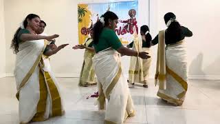 Thiruvathira  Sargam  2024  Dance  Onam special [upl. by Eidde]