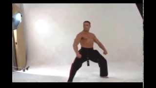 JeanClaude Van Damme  Karate Demonstration Photo Shoot [upl. by Lilithe712]