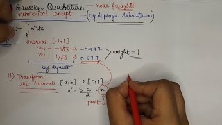 ●Gaussian Quadrature  Numerical Concept ✅️ by Supriya Srivastava [upl. by Anual]