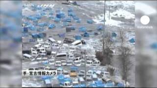 Horror quake hits Japan as tsunami smashes city [upl. by Vipul]