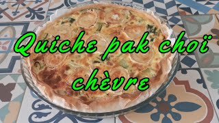 Quiche Pak choï fromage de chèvre sans gluten recette [upl. by Stillman]