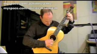 ACHIM RESCHKE performing quotBlues for Oskarquot  acoustic guitar solo [upl. by Teeniv]