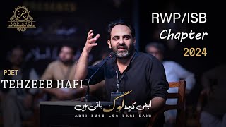 Tehzeeb Hafi Complete Video  Latest Mushayra  Abhi Kuch Log Baqi Hain  RWP ISB Chapter 2024 [upl. by Sumner]