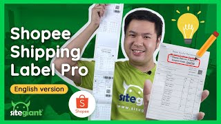 SiteGiant Shopee Shipping Label Pro  Smarter way to speed up your packing process [upl. by Edy]