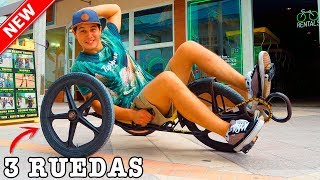 PRUEBO UNA BMX DE 3 RUEDAS Y ME CAIGO  Miami vlog 1 [upl. by Myles]