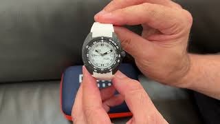 DOXA Sub 300 Carbon Whitepearl details presentation review [upl. by Rakabuba]