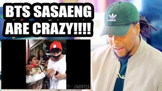 BTS Sasaeng Moments  Crazy Fans SMH  Reaction [upl. by Kravits]