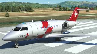 MSFS2020 NEW Bombardier Challenger 605650 PC Mod Plane LAKULAGJ Flight [upl. by Georgeanna]