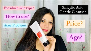 Salicylic Acid Daily Gentle Cleanser  Review Video  Konika Rahman [upl. by Flint595]