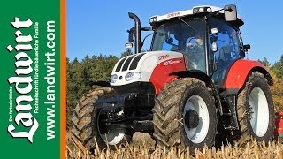 Steyr 4130 Profi  landwirtcom [upl. by Whitehouse]