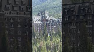 Surprise Corner View Of Fairmont Banff Spring Hotel 🇨🇦 [upl. by Noived]