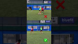 Dominio orientado vira drible ⚽️✅ futsalskills footballskills skills chute tutorial fut [upl. by Aiza996]