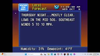 Required weekly test on WXJ 61 in Avilla MO and KJY 82 Neosho MO [upl. by Ttihw353]