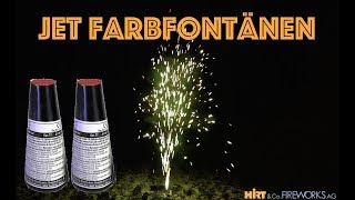 Jet Farbfontänen Flockenvulkane T1  Hirt amp Co Fireworks [upl. by Cobby174]