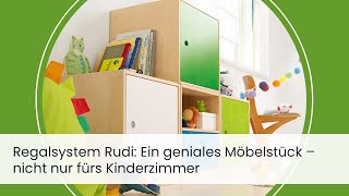 Ein geniales Möbel – nicht nur fürs Kinderzimmer Regalsystem Rudi  JAKOO [upl. by Eelek]