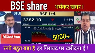 BSE share latest news  Bse share today  Bse ltd share latest news [upl. by Anot]