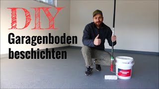 Garagenboden ganz einfach selbst beschichten mit Easyground  DIYAnleitung [upl. by Yurt511]