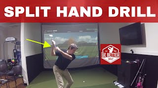 GOLF SPLIT HAND GRIP DRILL W BERTIE CORDLE [upl. by Odella718]