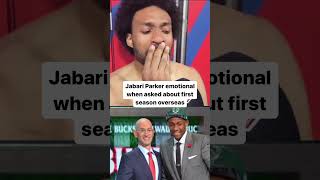 Jabari Parker gets emotional when asked about playing overseas [upl. by Anhoj]