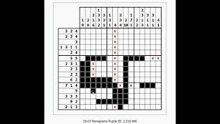 Solving 15x15 Nonogram Puzzles [upl. by Takashi]