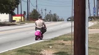 Varg Vikernes Rides Pink Motorcycle [upl. by Dart]