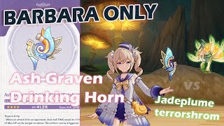 ONLY Barbara Go vs Jadeplume Terrorshroom using AshGraven Drinking amp Horn OceanHued Clam [upl. by Suiremed]